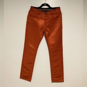 Barabas Italy Pant Size 30 Orange Business Office Workwear Nice